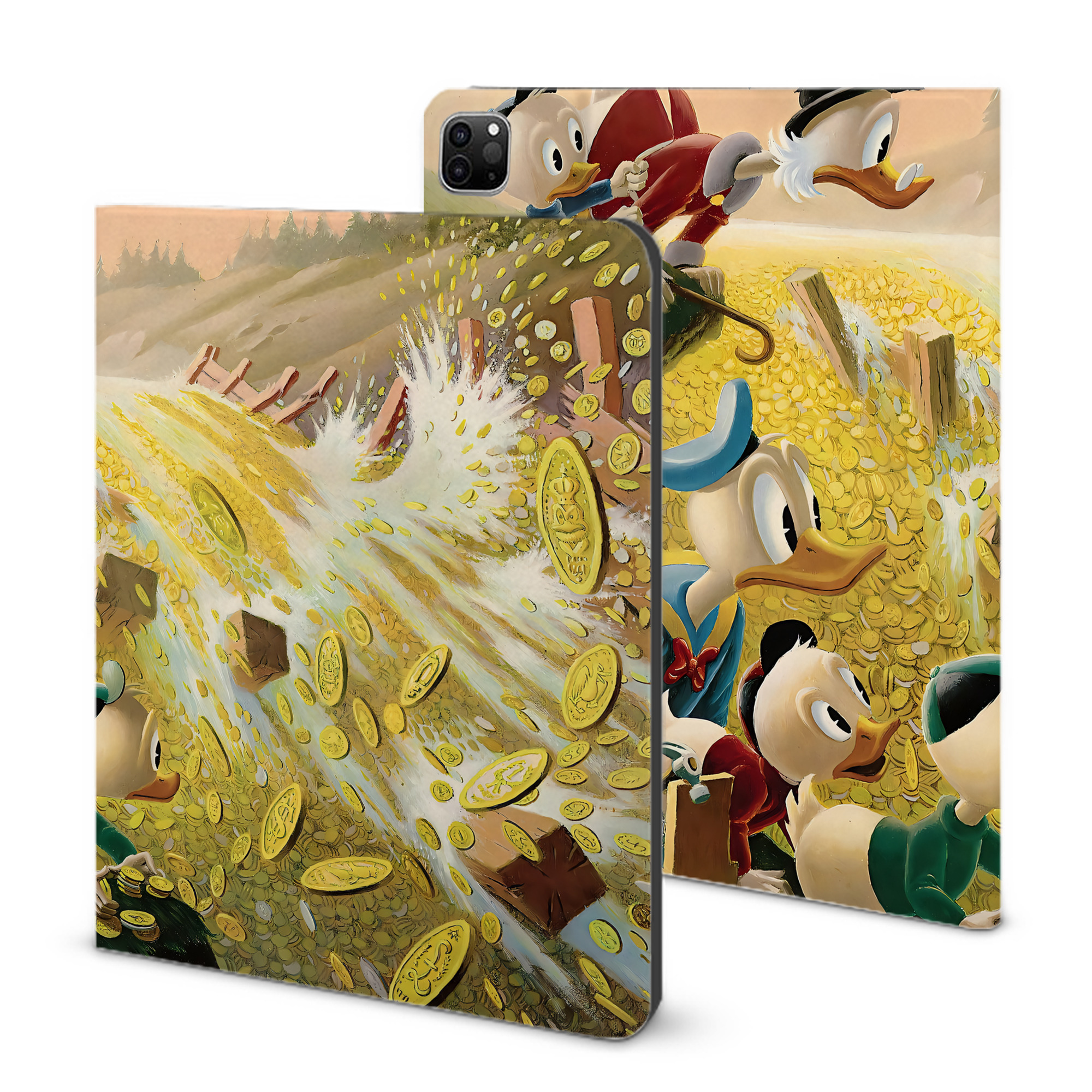 （画像用） ミッキーマウス Mickey Mouse IPad ケース ブック型 PUレザー TPU 耐衝撃 軽量 薄型 ペン収納なし 全面保護 IPad 各モデル対応